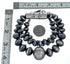 Old Pawn Style Sterling Silver Navajo Bead Necklace AX126084